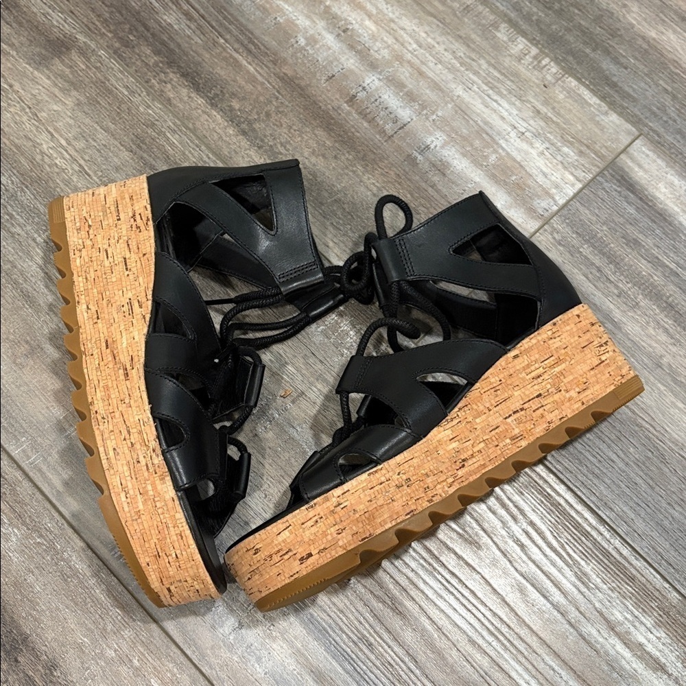 Sorel Cameron Flatform Sandals 8.5 - Picture 3 of 7